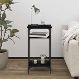  Bočni stolić crni 40 x 30 x 75 cm od konstruiranog drva | shoptok.hr