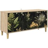 vidaXL TV ormar RHENEN 102 x 33 x 50 cm Sonoma Konstruirano drvo - Tropski uzorak džungle | shoptok.hr