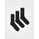 Reserved komplet 3 parov nogavic - črna | Shoptok.si