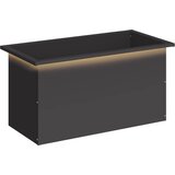  Vrtna posuda za sadnju s LED svjetlom Crna 40 x 80 x 40 cm | shoptok.hr