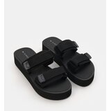 Sinsay Natikače na platformi s tekstilnim remenima na čičak | shoptok.hr
