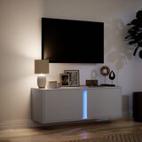  Zidni TV ormarić s LED svjetlima bijeli 100 x 31 x 35 cm | Shoptok.si