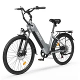 Električno mestno kolo C202, Step-Through 26", 48V 17,5Ah, 7 prestav, sivo, (5000249501)