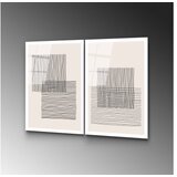 WALLXPERT dekorativna slika od kaljenog stakla (2 komada) uv 936 45 x 65 | ePonuda.com