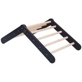 MeowBaby Crni trokut za berbu od borovine 46x87x60 cm Montessori - | shoptok.hr