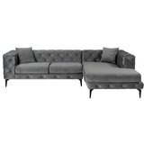Atelier Del Sofa ugaona garnitura como eco right anthracite black