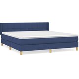  Krevet s oprugama i madracem plavi 180x200 cm od tkanine | shoptok.hr
