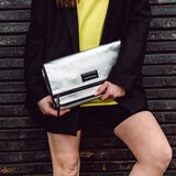 Tiba+Marl prijenosna podloga za previjanje etta faux silver | shoptok.hr