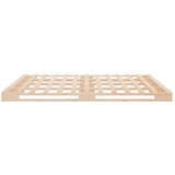  Posteljni okvir 135x190 cm trdna borovina 4FT6, (20724178) | Shoptok.si