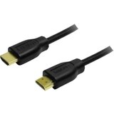 Logilink HDMI Priključni kabel [1x Muški konektor HDMI - 1x Muški konektor HDMI] 0.2 m Crna Cijene