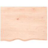 Stolna Mizna plošča 80x60x6 cm neobdelana trdna hrastovina, (20818464) | Shoptok.si