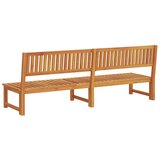  Ležaljka Prirodna nafta 200 x 57 x 75cm Čvrsto drvo akacije | shoptok.hr