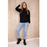 Kesi Black sweater with high neckline | shoptok.hr