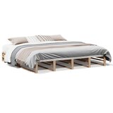 vidaXL Posteljni okvir 180x200 cm trdna borovina | Shoptok.si