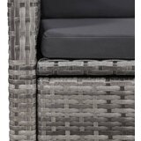  7-dijelni vrtni blagovaonski set s jastucima sivi | shoptok.hr