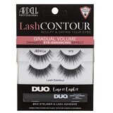 Ardell lash Contour 372 nijansa Black darovni set umjetne trepavice Lash Contour 372 2 para + ljepilo za umjetne trepavice i tuš za oči Duo Line It Lash It 2u1 Eyeliner & Lash Adhesive 2,5 g | shoptok.hr