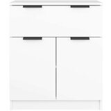  Komoda bela 60x30x70 cm konstruiran les, (20654173) | Shoptok.si