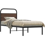  Okvir kreveta bez madraca smeđa boja hrasta 80x200 cm drveni | shoptok.hr