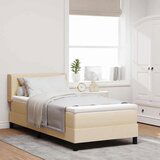  Boxspring krevet s madracem s madracem Krema 90 x 190 cm | shoptok.hr