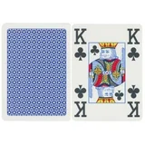 karte za poker 100% plastika 4 jumbo index, plave