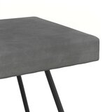  Klupa Tamnosiva 80 x 40 x 45 cm Baršun | shoptok.hr
