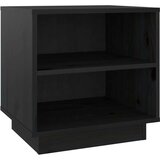  Noćni ormarići 2 kom crni 40 x 34 x 40 cm od masivne borovine | shoptok.hr