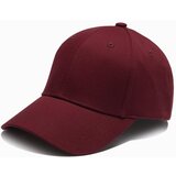 Ombre Men's one-color baseball cap - maroon Cene