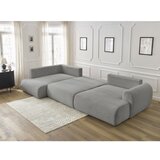 Bobochic Paris Tamno siva sklopiva kutna garnitura od samta (s desnim kutom/u obliku slova "U") Lucien – | shoptok.hr