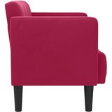  Dvosjed Vinocrvena 111 cm Baršun | shoptok.hr