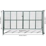vidaXL Mrežasta vrtna vrata 415 x 225 cm / 400 x 175 cm | Shoptok.si