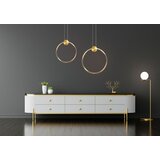 Toolight Stropni luster LED APP1397-CP OLD GOLD 40cm | shoptok.hr