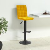 Furnova Barski stolček gorčično rumen žamet, (21949530) | Shoptok.si
