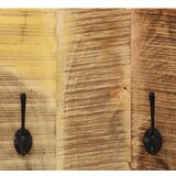  Zidne vješalice za kapute od masivnog drva manga 2 kom 36 x 110 x 3 cm | Eponuda.com