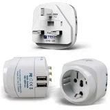 adapter i USB punjač dual Europa za UK (948)