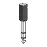 Hama 00205194 utičnica audio adapter [1x priključna doza za 3,5 mm banana utikač - 1x 6,3 mm banana utikač] crna | Eponuda.ba