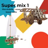  3D puzzle Super mix 1 (dvokrilac i jahta) Cene