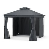 Blumfeldt Gazebo Mondo Dual 3x3 z dvojno streho in mrežo proti žuželkam | Shoptok.si