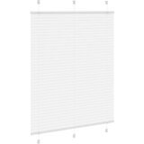 vidaXL Plisirana žaluzija Bela 110x100 cm Širina tkanine 109,4 cm | Shoptok.si