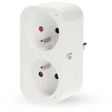 Dvojna vtičnica SmartLife Wi-Fi Connected Socket IP21 Wattmeter 3680W Type E Francija, (5000310029)