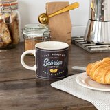 Rex London Antracitno sivo-kremno bela keramična skodelica 350 ml Sabrina – | Shoptok.si