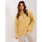 Wool Fashion Italia Sweater-AT-SW-2363-2.30-Light Yellow | Shoptok.si