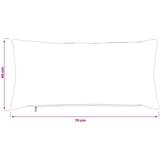  Presvlaka za jastuk 2 pcs HEERLEN Žuta 40 x 70 cm Kord | shoptok.hr