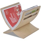 vidaXL Drveni Stalak za Časopise Prirodna Boja | shoptok.hr