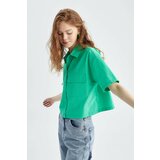Defacto Short Sleeve Double Side Pockets Poplin Shirt Cene