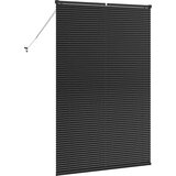 vidaXL Zavjesa za prozor sa zavjesama Ostalo Crna 80 x 130 cm Aluminij | shoptok.hr