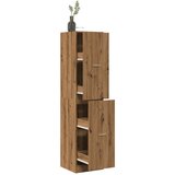 vidaXL Lekarniška omara artisan hrast 40x41x174,5 cm inženirski les Cene