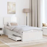  Okvir za krevet Bijelo 90 x 190 cm Konstruirano drvo | shoptok.hr