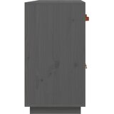  Komoda siva 98,5x40x75 cm od masivne borovine | shoptok.hr