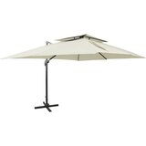  Konzolni vrtni suncobran s dvostrukim vrhom, boja pijeska 400x300 cm | shoptok.hr