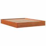 vidaXL Posteljni okvir voščeno rjav 150x200 cm trdna borovina, (21038458) Cene